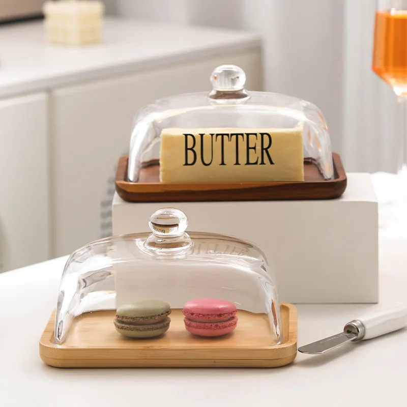 Butter Plate with Glass Lid Cake Dessert Display Wood Plate French Butter Storage Container Serving Dishes with Lid
Butter Plate with Glass Lid Cake Dessert Display Wood Plate French Butter Storage Container Serving Dishes with Lid