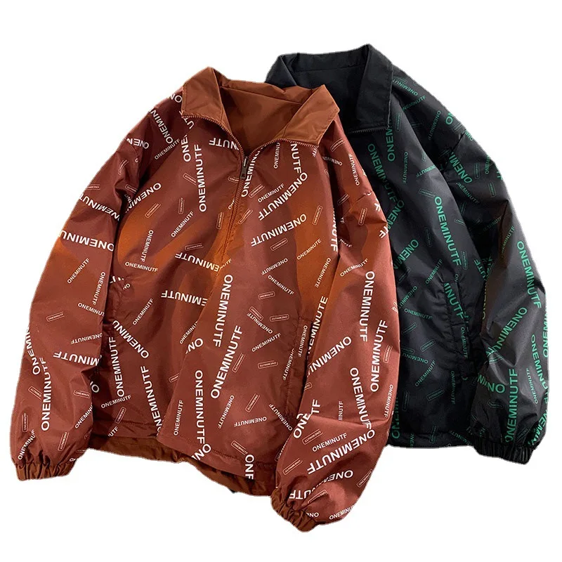 2023 Two-Sided Wear Coat Men's Mens Spring Autumn Tide Ins Windbreaker Trend Couple Loose Casual Jacket Handsome Student Top
2023 Two-Sided Wear Coat Men's Mens Spring Autumn Tide Ins Windbreaker Trend Couple Loose Casual Jacket Handsome Student Top