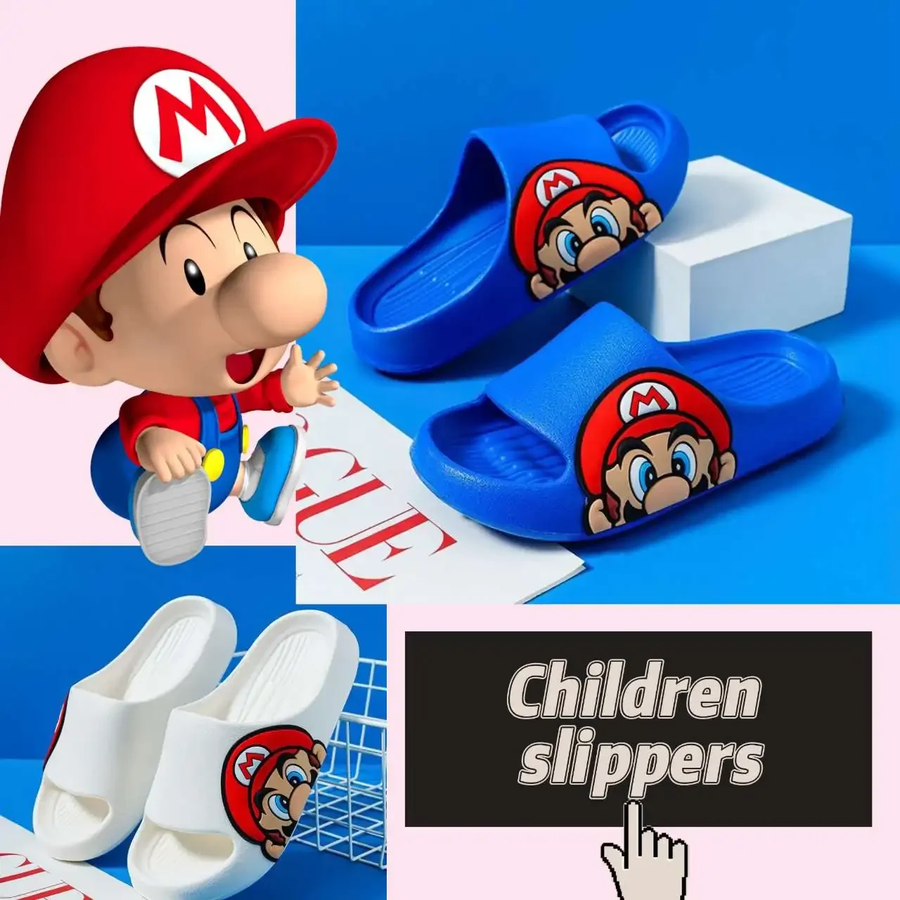 Super Mario Spring, Summer and Autumn Cartoon Animation Cute Kawaii Comfortable Boys and Girl Home Breathable Anti-Slip Slippers
Super Mario Spring, Summer and Autumn Cartoon Animation Cute Kawaii Comfortable Boys and Girl Home Breathable Anti-Slip Slippers
