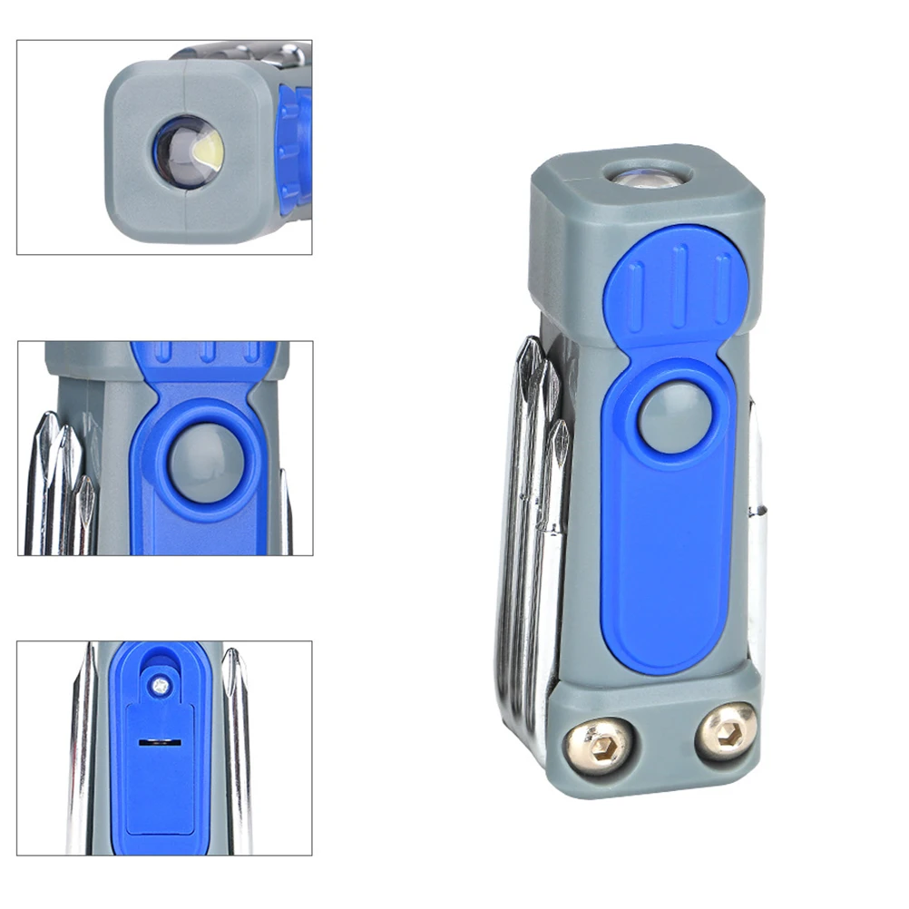 Multi-Head Screwdriver Set Compact Led Light Mini Precision Tool For Outdoor Durable Steel Construction With Driver Bits
Multi-Head Screwdriver Set Compact Led Light Mini Precision Tool For Outdoor Durable Steel Construction With Driver Bits