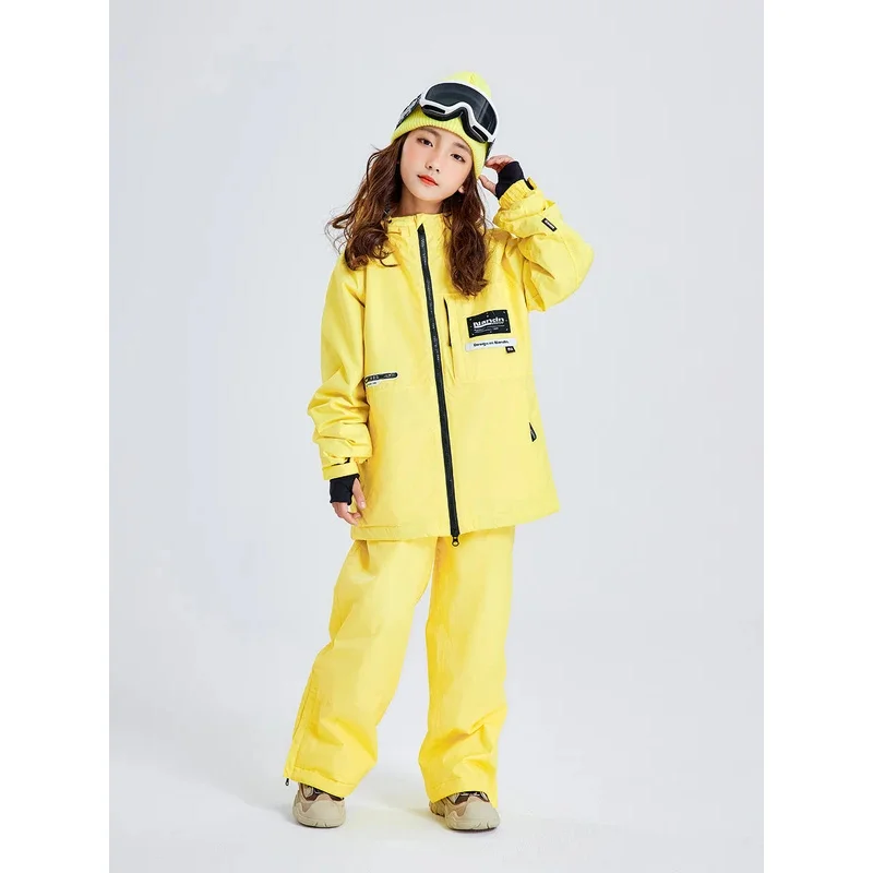NANDN Children's Ski Suit Boys and Girls Warm Thickened Waterproof Ski Overalls
NANDN Children's Ski Suit Boys and Girls Warm Thickened Waterproof Ski Overalls