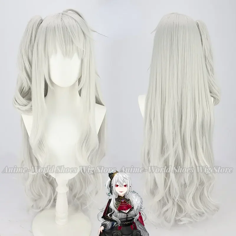 New Female VTuber Kuzuha Sanya Cosplay Wig NIJISANJI Women Girls Long 80cm Silver White Curly Ponytail Wigs Heat Resistant Fibre
New Female VTuber Kuzuha Sanya Cosplay Wig NIJISANJI Women Girls Long 80cm Silver White Curly Ponytail Wigs Heat Resistant Fibre