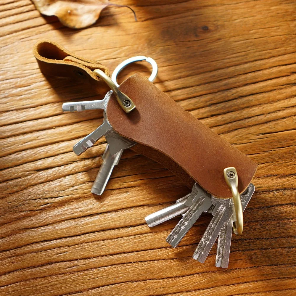 Portable with Keyring Leather Key Holder Lightweight Universal Key Wallet Holder Solid Color Key Pouch Women
Portable with Keyring Leather Key Holder Lightweight Universal Key Wallet Holder Solid Color Key Pouch Women