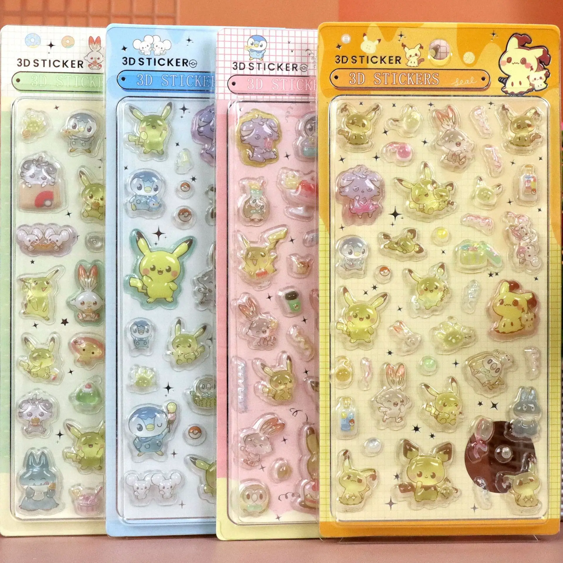 2026 New 3D Crystal Stickers Pikachu Journal Decoration Cute Cartoon Embossed Stickers for Childr
2026 New 3D Crystal Stickers Pikachu Journal Decoration Cute Cartoon Embossed Stickers for Childr