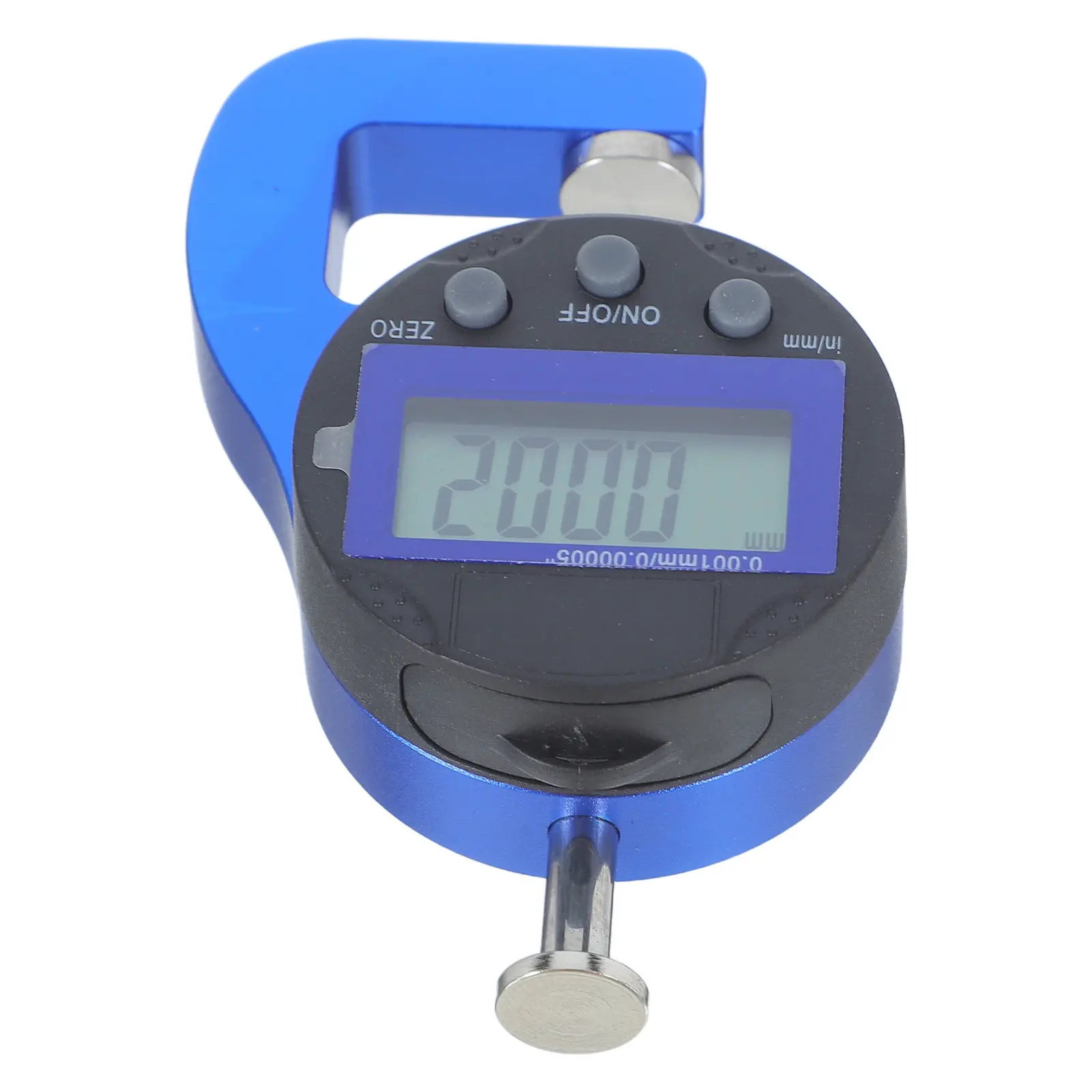 Digital Thickness Gauge Accuracy 0.01mm LCD Display Inch Mm Conversion One-Hand Measuring Tool for Paper Fabric High
Digital Thickness Gauge Accuracy 0.01mm LCD Display Inch Mm Conversion One-Hand Measuring Tool for Paper Fabric High