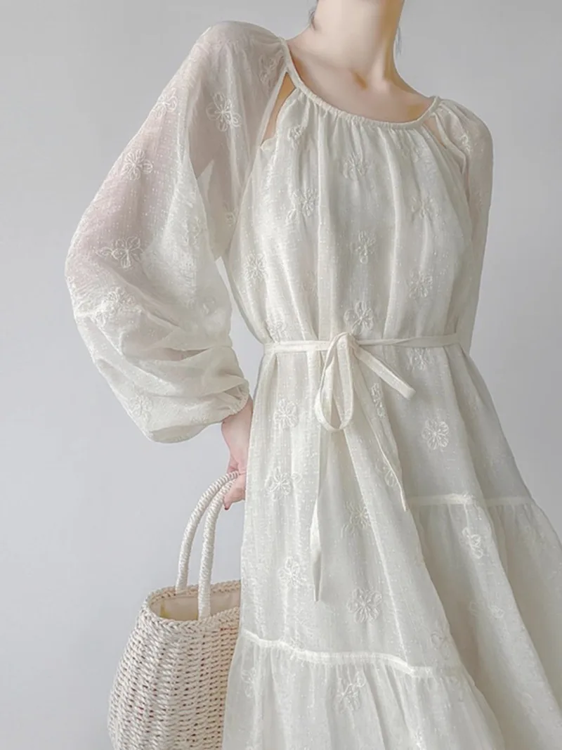 Classic Elegance Floral Simple Dress O-neck Loose Effortlessly Chic Long Sleeve Casual Comfy Dresses Spring New Women Clothes
Classic Elegance Floral Simple Dress O-neck Loose Effortlessly Chic Long Sleeve Casual Comfy Dresses Spring New Women Clothes