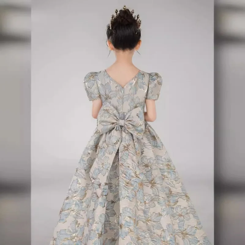 Girl's Catwalk Princess Dress High-End Affordable Luxury Banquet Evening Dress Children's Host Piano Performance Competition Per
Girl's Catwalk Princess Dress High-End Affordable Luxury Banquet Evening Dress Children's Host Piano Performance Competition Per