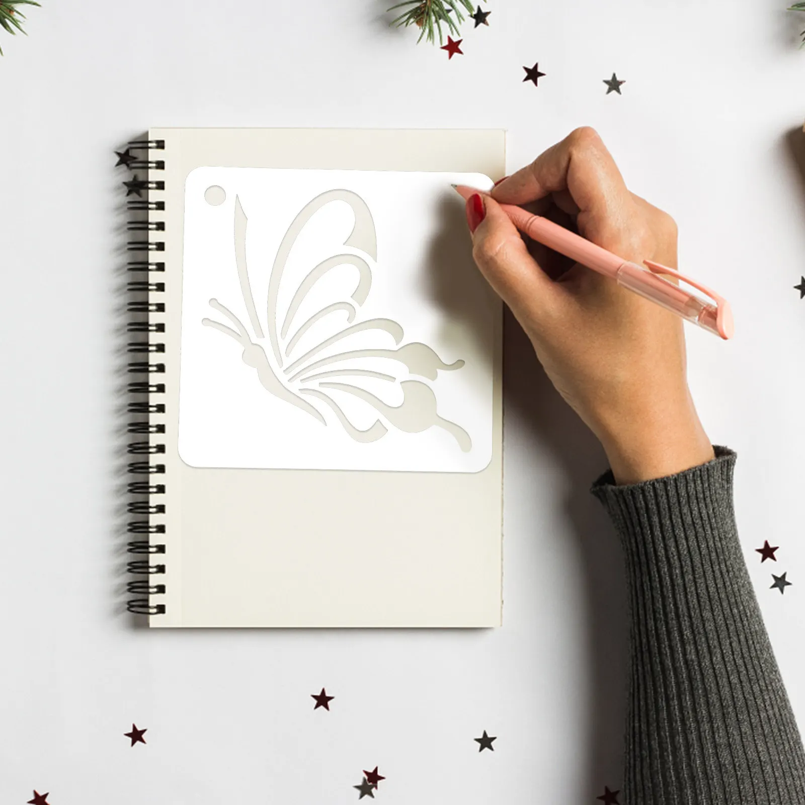 128pcs Painting Stencils Templates Reusable Floral Farmhouse Designs Easy Clean Dry Washable DIY Crafts Art Supplies
128pcs Painting Stencils Templates Reusable Floral Farmhouse Designs Easy Clean Dry Washable DIY Crafts Art Supplies