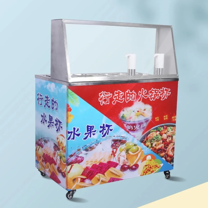 Hot pot cup fruit cup two-in-one smoking cold drink milk tea commercial mobile stall equipment
Hot pot cup fruit cup two-in-one smoking cold drink milk tea commercial mobile stall equipment