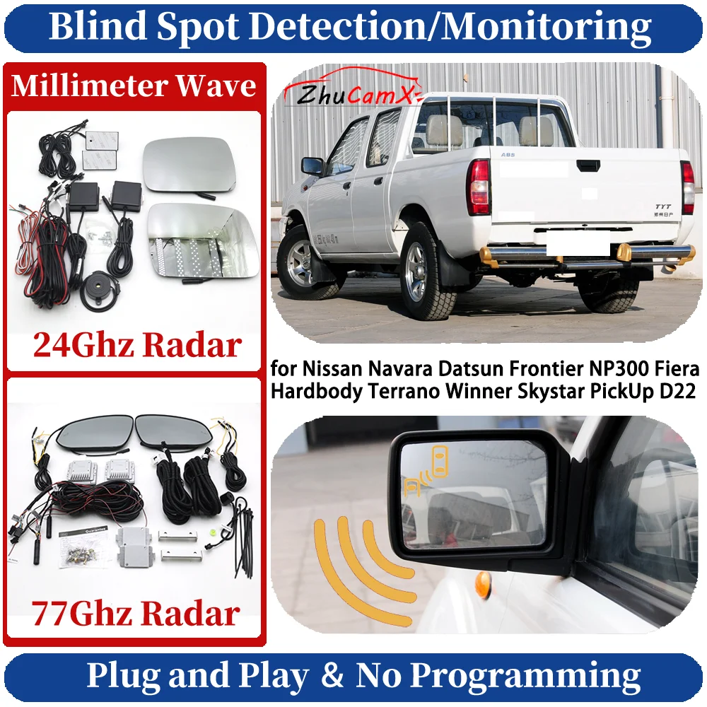 Blind Spot Monitoring/Detection System for Nissan Navara Datsun Frontier NP300 Fiera Hardbody Terrano Winner Skystar PickUp D22
Blind Spot Monitoring/Detection System for Nissan Navara Datsun Frontier NP300 Fiera Hardbody Terrano Winner Skystar PickUp D22