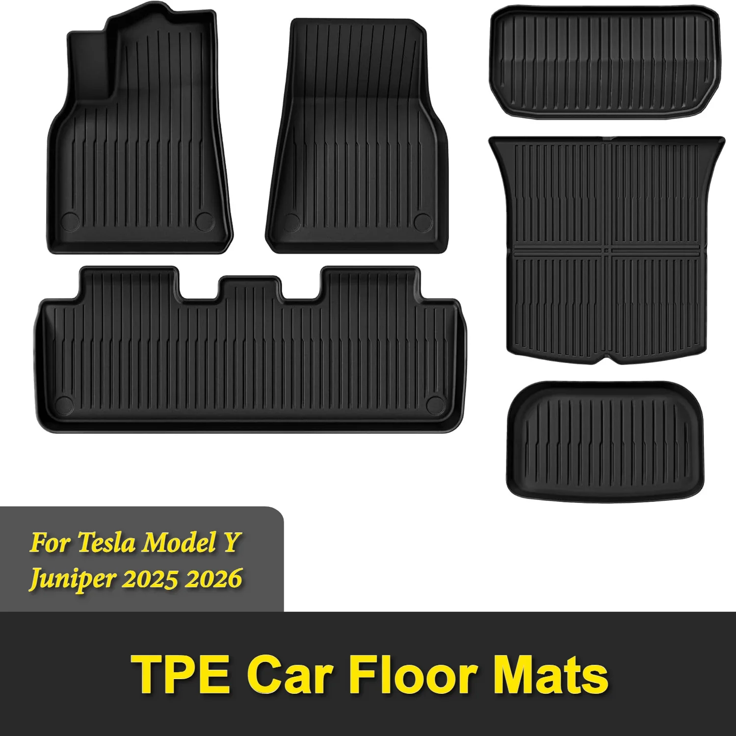 Floor Mats For Tesla Model Y Juniper 2025 2026 TPE Odorless Trunk Pad Scratch-Resistant Cargo Protective Liner Non-Slip Car Mats
Floor Mats For Tesla Model Y Juniper 2025 2026 TPE Odorless Trunk Pad Scratch-Resistant Cargo Protective Liner Non-Slip Car Mats