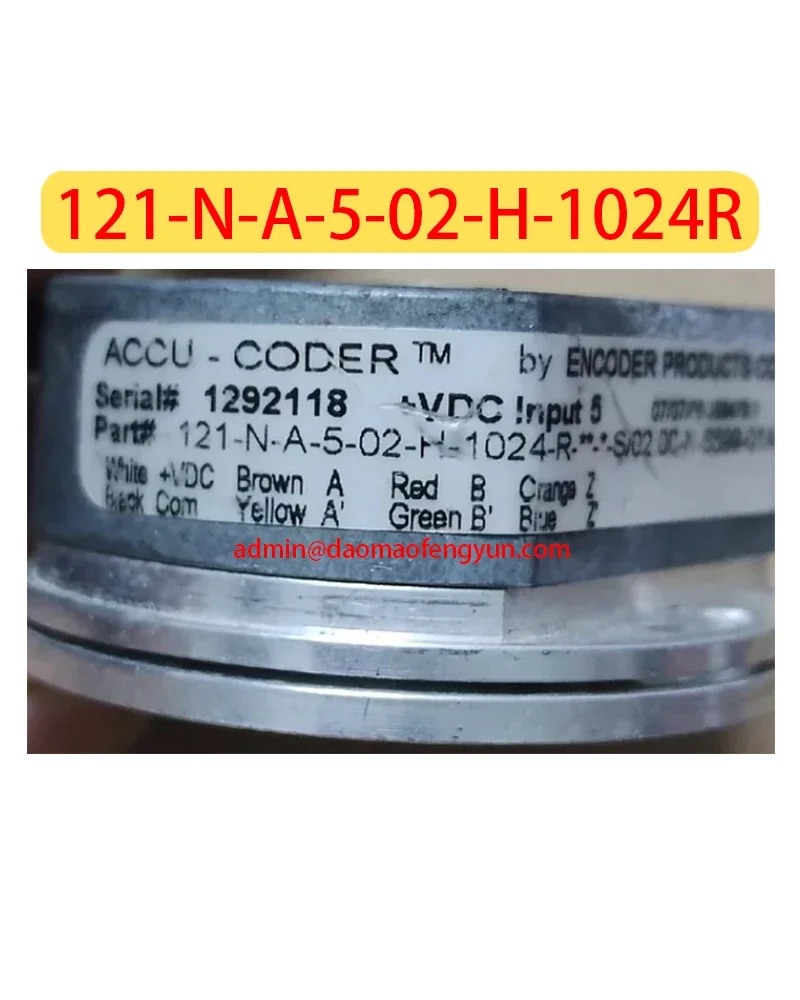 121-N-A-5-02-H-1024R Second hand Encoders 121 N A 5 02 H 1024R ,Fast shipping
121-N-A-5-02-H-1024R Second hand Encoders 121 N A 5 02 H 1024R ,Fast shipping