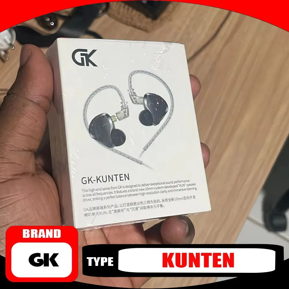 GK KUNTEN in-ear Headphones Dynamic Drive HIFI Heavy Bass Earbuds Sports Headset Fever Detachable Wired Earphone PC Accessories
GK KUNTEN in-ear Headphones Dynamic Drive HIFI Heavy Bass Earbuds Sports Headset Fever Detachable Wired Earphone PC Accessories