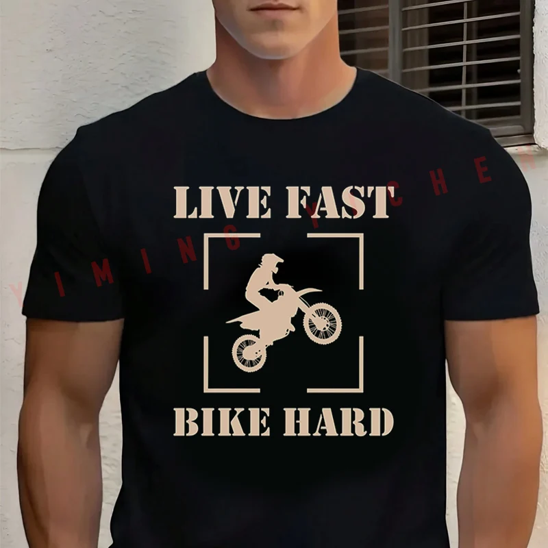 2026 Men T Shirt Live Fast Bike Hard Graphic Motorcycle T-shirt Cotton Summer Casual O-neck Short Sleeve Tees
2026 Men T Shirt Live Fast Bike Hard Graphic Motorcycle T-shirt Cotton Summer Casual O-neck Short Sleeve Tees