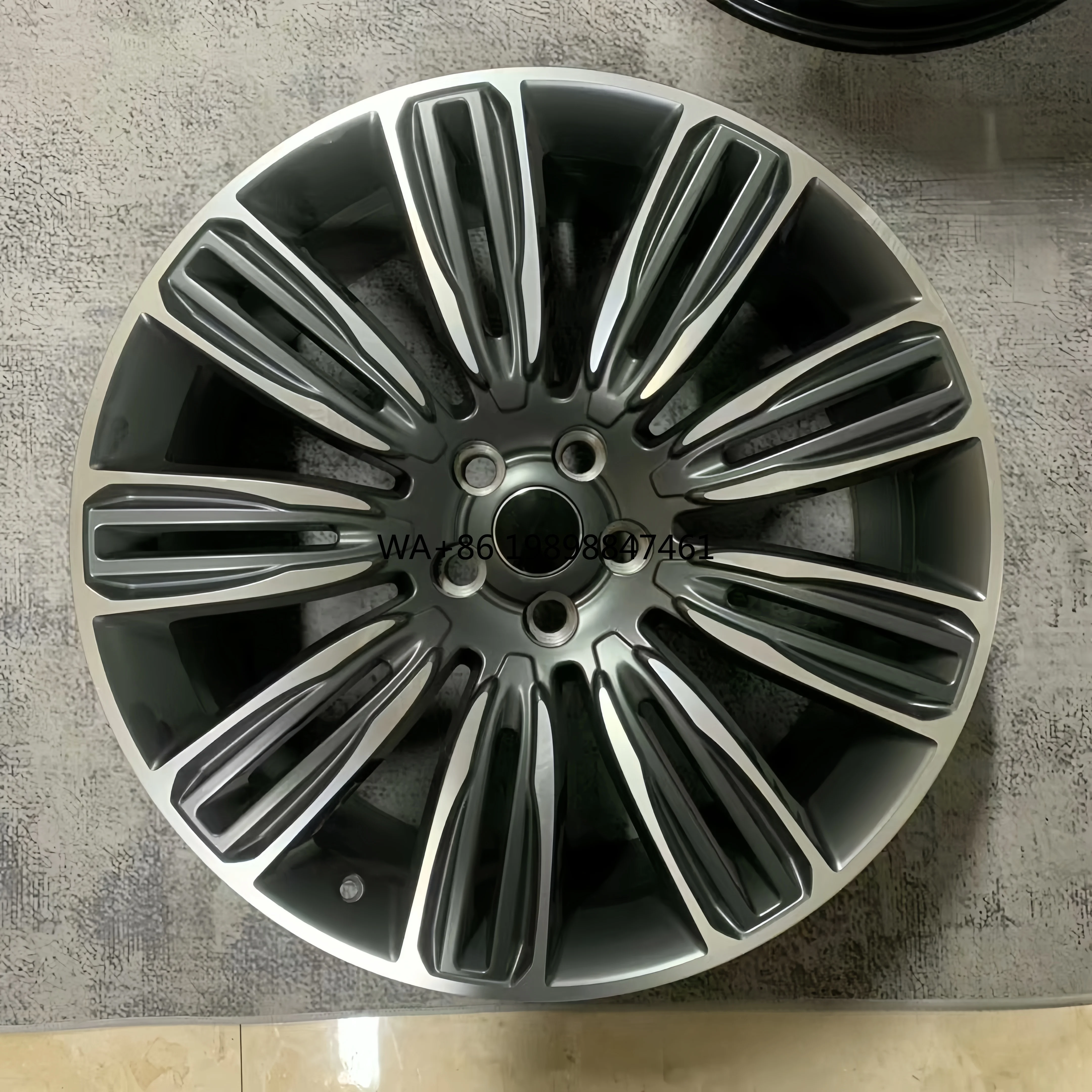 New 22 Inch 5 Holes 5x120/5x108 Alloy Wheel Casting Aluminum 22X9.5 ET45 Multi Spoke Passenger Car Alloy Wheels
New 22 Inch 5 Holes 5x120/5x108 Alloy Wheel Casting Aluminum 22X9.5 ET45 Multi Spoke Passenger Car Alloy Wheels