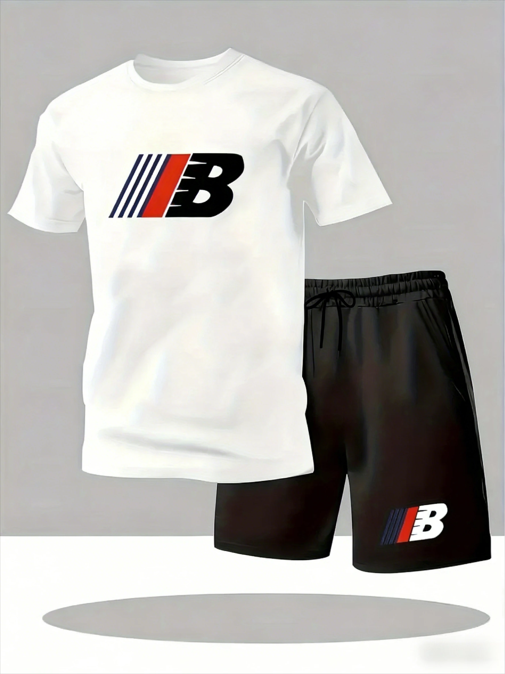 2026 New Trendy Men's 2-Piece Set, Streetwear Graphic Crew Neck T-Shirt & Shorts, Summer Casual Sport Outfit for Young Adults
2026 New Trendy Men's 2-Piece Set, Streetwear Graphic Crew Neck T-Shirt & Shorts, Summer Casual Sport Outfit for Young Adults