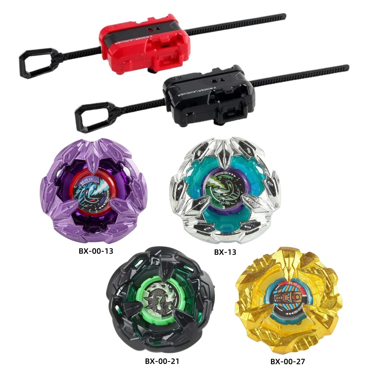 Various Styles of Combat Kit Gyro Toys, Including 4 Gyroscopes and 2 Transmitters, UX CX BX Series.
Various Styles of Combat Kit Gyro Toys, Including 4 Gyroscopes and 2 Transmitters, UX CX BX Series.