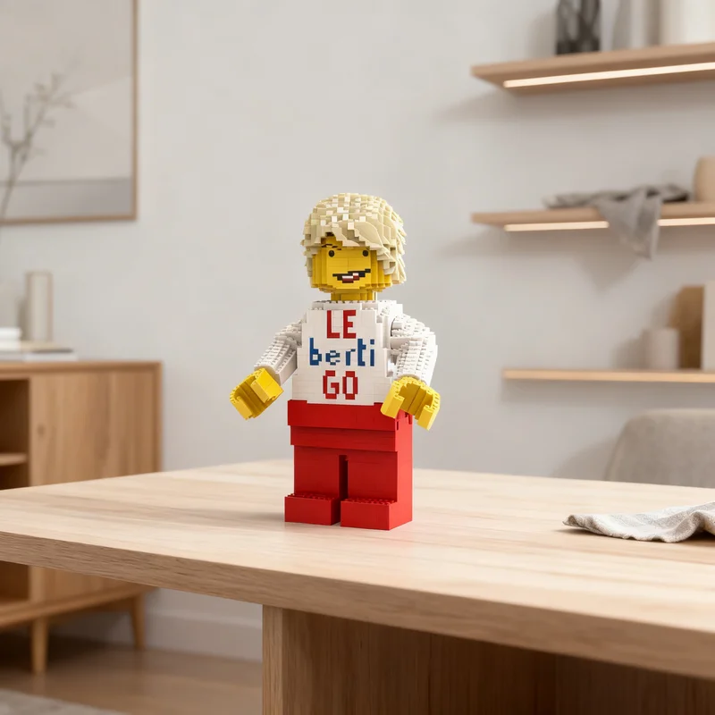 2407pcs MOC Maxi figure LEbertiGO mascot Promotional Model Building blocks Architecture Christmas gifts toy idea Education DIY
2407pcs MOC Maxi figure LEbertiGO mascot Promotional Model Building blocks Architecture Christmas gifts toy idea Education DIY