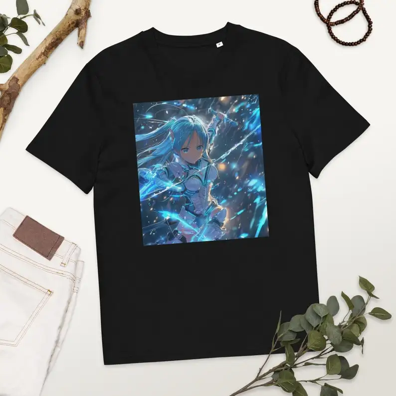 Anime Tshirt Asuna Sword Art Online - Organic Cotton, Cosplay Tee, Gift for Anime Fans
Anime Tshirt Asuna Sword Art Online - Organic Cotton, Cosplay Tee, Gift for Anime Fans