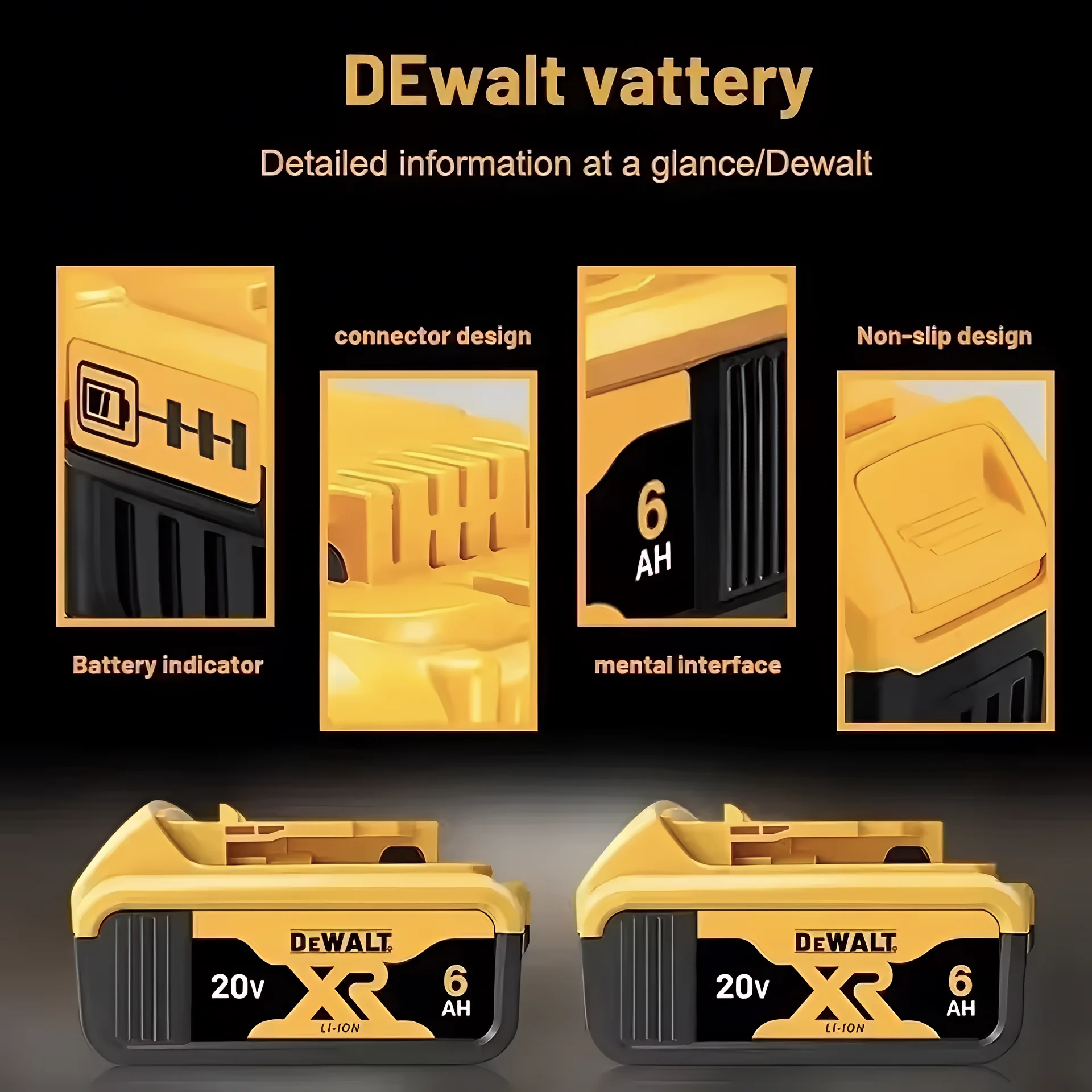 Genuine Dewalt Battery 20v 60v 5Ah 6Ah 9Ah Lithium Ion DCB205 DCB206 DCB609G Power Electric Cordless Tool Kit Set Replacement
Genuine Dewalt Battery 20v 60v 5Ah 6Ah 9Ah Lithium Ion DCB205 DCB206 DCB609G Power Electric Cordless Tool Kit Set Replacement