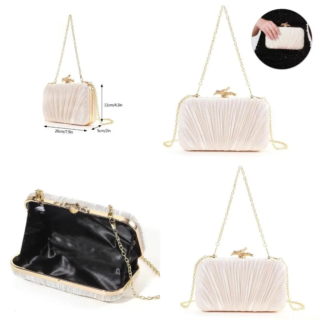 X90D Women Evening Bag Stylish Crossbody Bag with Removable Chain Elegant Handbag Purse Retro Shoulder Bag for Wedding
X90D Women Evening Bag Stylish Crossbody Bag with Removable Chain Elegant Handbag Purse Retro Shoulder Bag for Wedding