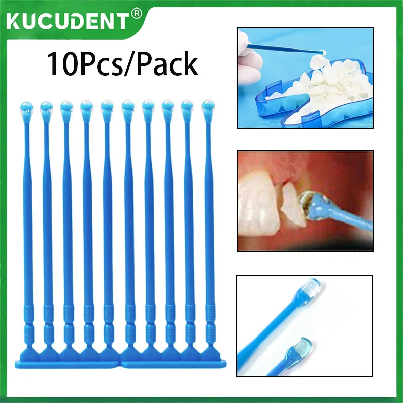 10Pcs/Pack Disposable Dental Adhesive Tip Applicator for Tooth Crown Porcelain Veneer Sticks Brush Oral Care Dentist Materials
10Pcs/Pack Disposable Dental Adhesive Tip Applicator for Tooth Crown Porcelain Veneer Sticks Brush Oral Care Dentist Materials
