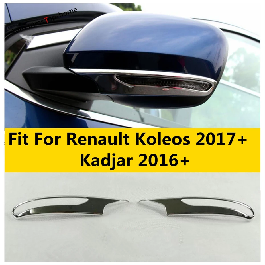 Chrome Rearview Mirror Decoration Strip Cover Trim Fit For Renault Koleos 2017 - 2022 / Kadjar 2016 - 2022 Exterior Accessories
Chrome Rearview Mirror Decoration Strip Cover Trim Fit For Renault Koleos 2017 - 2022 / Kadjar 2016 - 2022 Exterior Accessories
