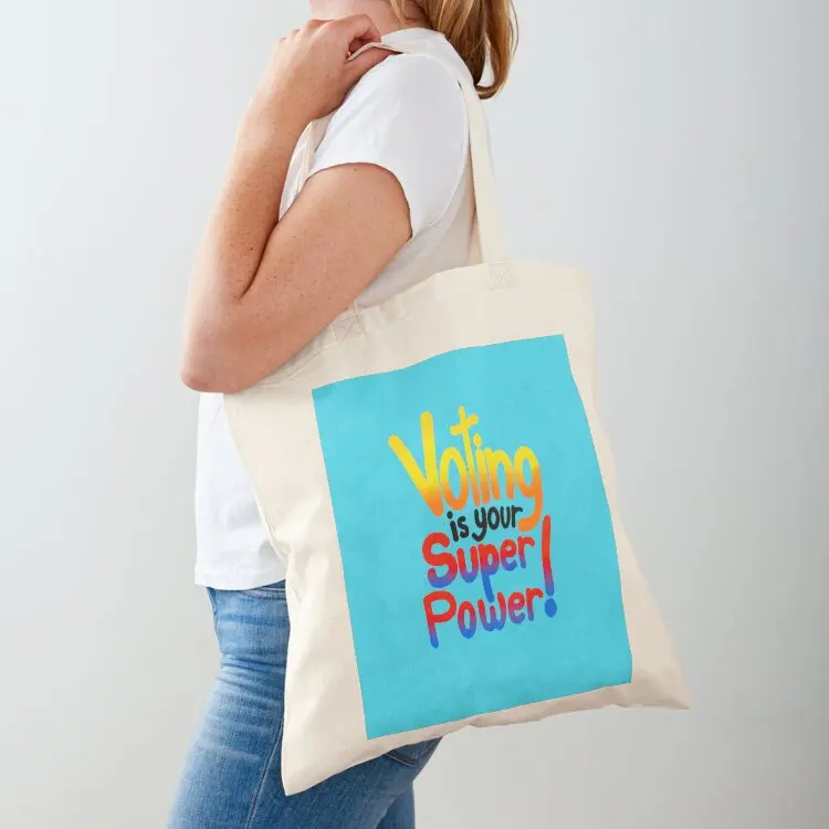 Voting is your super power on turquoise Tote Bag Women's handbag shopper bag women bag luxury women
Voting is your super power on turquoise Tote Bag Women's handbag shopper bag women bag luxury women