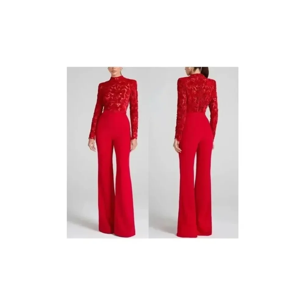 Осенне-зимний новый комбинезон с длинными рукавами и поясом, расклешенные брюки INS, повседневный свободный вечерний комбинезон для пикантных девушек, женская одежда
Осенне-зимний новый комбинезон с длинными рукавами и поясом, расклешенные брюки INS, повседневный свободный вечерний комбинезон для пикантных девушек, женская одежда