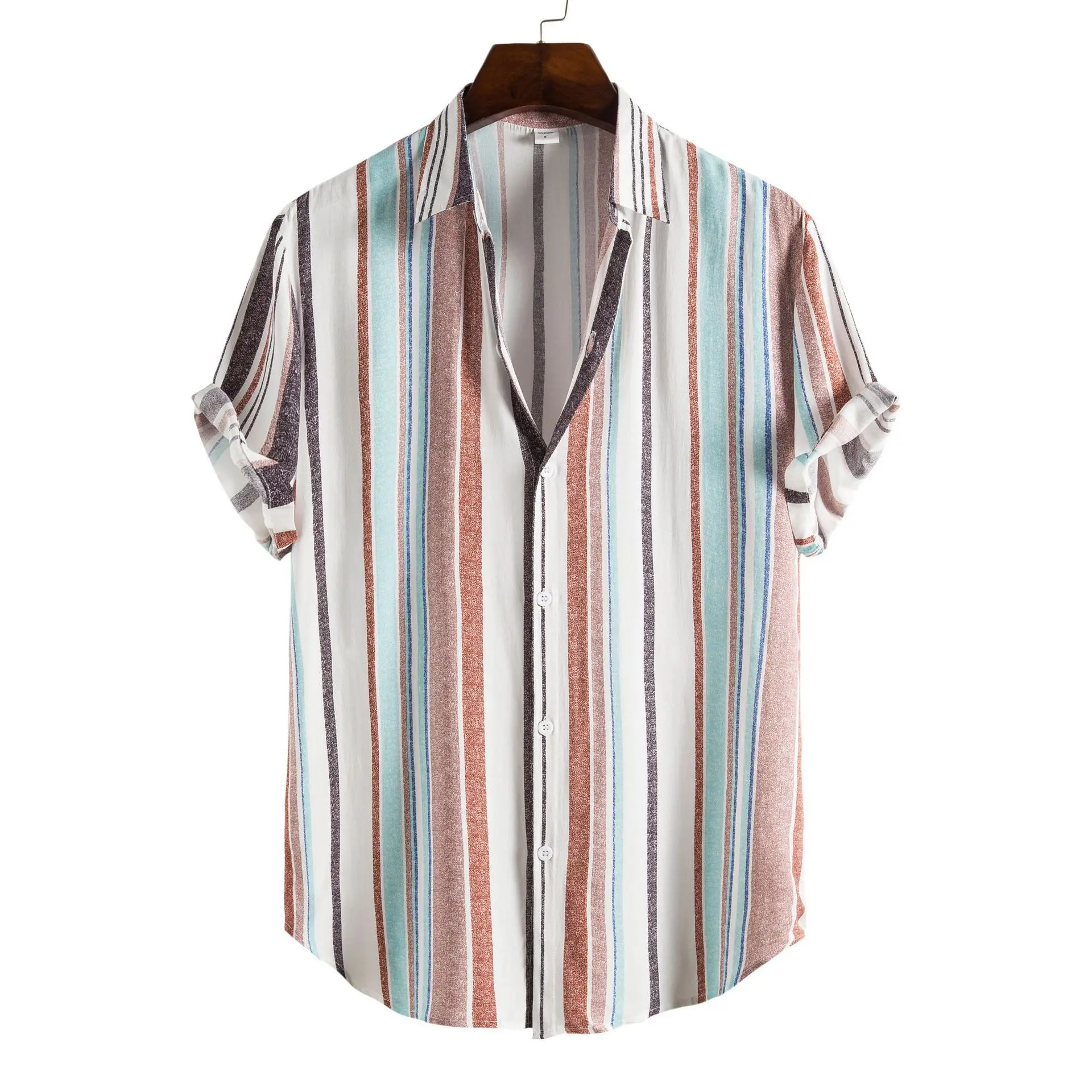 2025 3D Printed Men's Shirt Casual Summer Short Sleeved Lapel Shirt Fashionable Simple Striped Men's Top
2025 3D Printed Men's Shirt Casual Summer Short Sleeved Lapel Shirt Fashionable Simple Striped Men's Top