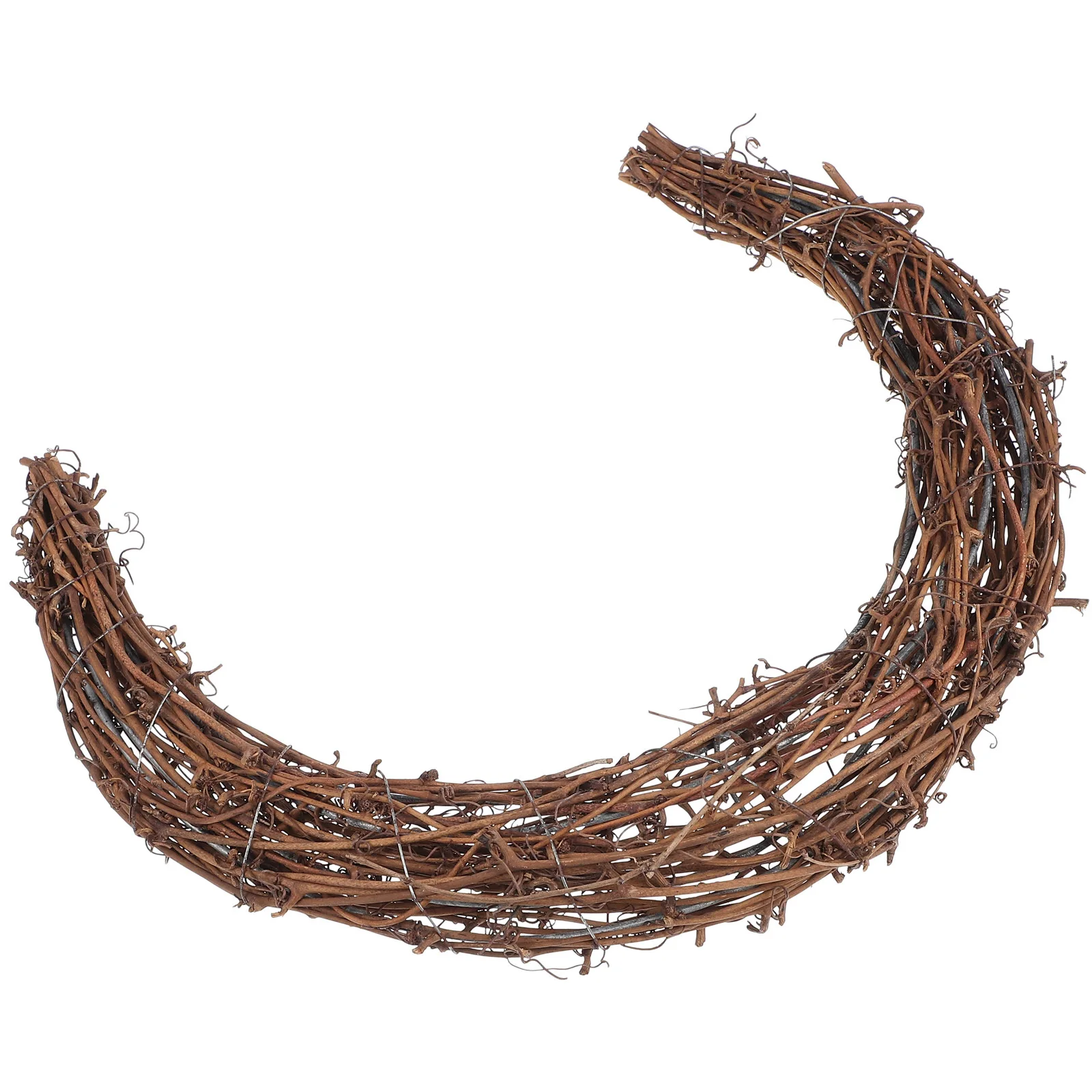 Moon Shaped DIY Rattan Wreath Ring Hand Woven for Holiday Floral Arrangement Moon Shaped Wreath Rattan Dream Catcher Circle
Moon Shaped DIY Rattan Wreath Ring Hand Woven for Holiday Floral Arrangement Moon Shaped Wreath Rattan Dream Catcher Circle