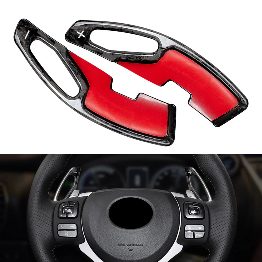 Forged Carbon Fiber Car Steering Wheel Paddle Shifter Extension 1Pair For Lexus NX RC 2014-2020 / For Lexus IS 2016-2021
Forged Carbon Fiber Car Steering Wheel Paddle Shifter Extension 1Pair For Lexus NX RC 2014-2020 / For Lexus IS 2016-2021