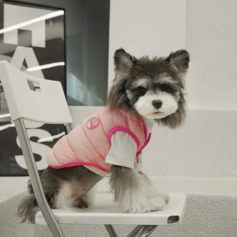 Pet Autumn and Winter Vest Candy Color Double-sided Striped Dog Parkas Jacket Small Dog Clothes for Small Dogs Puppy Clothes
Pet Autumn and Winter Vest Candy Color Double-sided Striped Dog Parkas Jacket Small Dog Clothes for Small Dogs Puppy Clothes