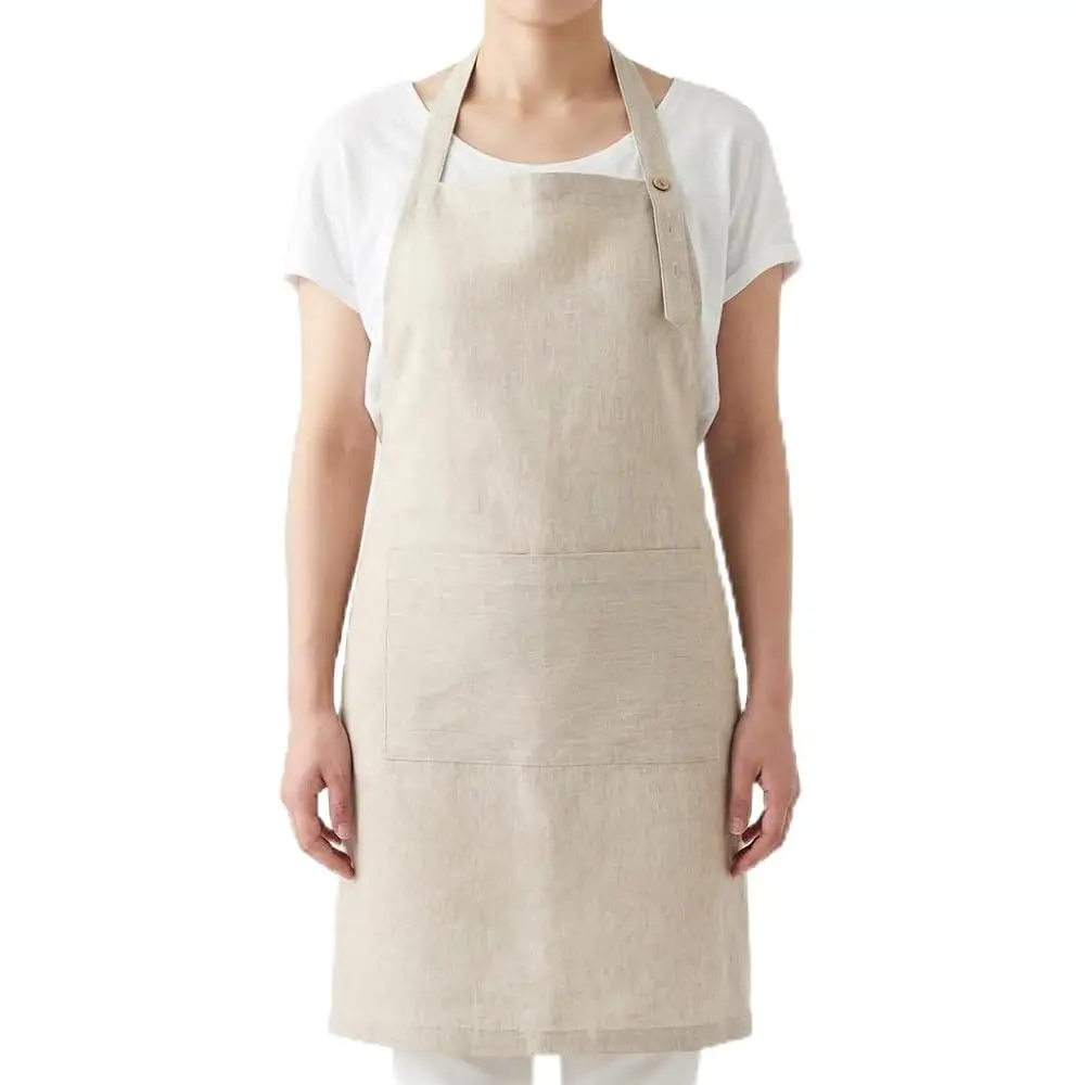 100% Linen Apron Dress for Women & Men, Adjustable Neck, Unisex Kitchen Server Apron with Pocket - Natural Flax
100% Linen Apron Dress for Women & Men, Adjustable Neck, Unisex Kitchen Server Apron with Pocket - Natural Flax