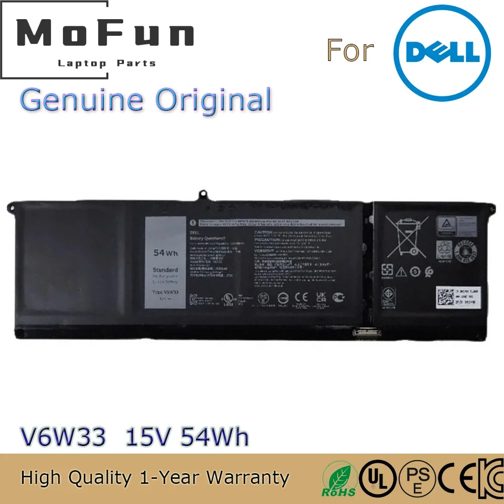 Совершенно новый оригинальный аккумулятор для ноутбука V6W33 15 В 54 Втч для Dell Inspiron 5515 Vostro 5510 5515 серии 0WV3K8 0VKYJX G91J0 и т. д.
Совершенно новый оригинальный аккумулятор для ноутбука V6W33 15 В 54 Втч для Dell Inspiron 5515 Vostro 5510 5515 серии 0WV3K8 0VKYJX G91J0 и т. д.
