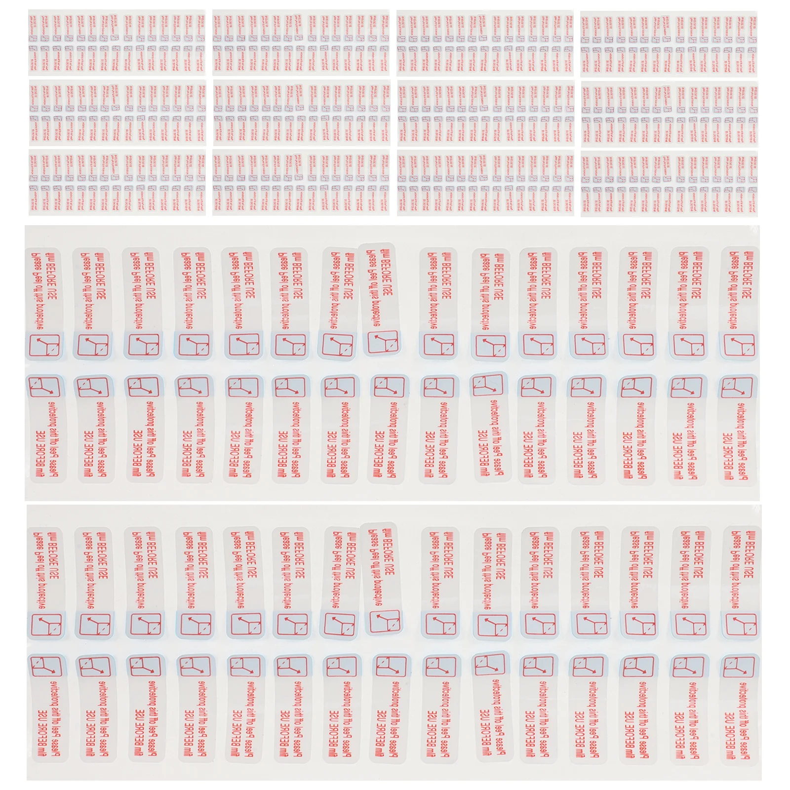 3000pcs Tempered Film Labels Easy Peel Protective Guide Stickers Water Resistant Self Adhesive Film Removal Safety Stickers
3000pcs Tempered Film Labels Easy Peel Protective Guide Stickers Water Resistant Self Adhesive Film Removal Safety Stickers