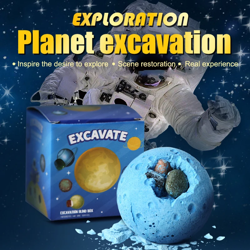 Children Archaeological Digging Toy Blue Planet Gem Exploration Educational Toy Planet Ore Mining Science Kit Rock Collection
Children Archaeological Digging Toy Blue Planet Gem Exploration Educational Toy Planet Ore Mining Science Kit Rock Collection