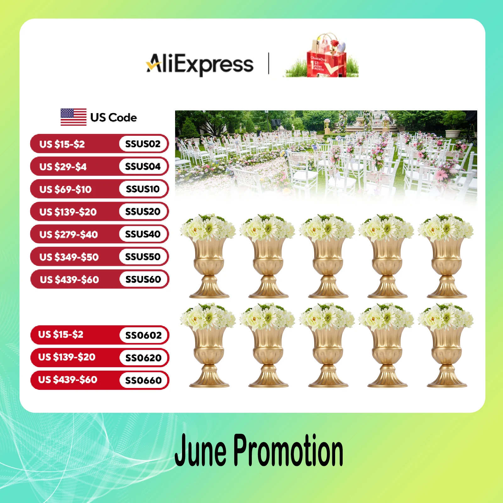 10PCS Amazing Luxurious Flower Vases Wedding Table Decoration Gift With A 16cm Design
10PCS Amazing Luxurious Flower Vases Wedding Table Decoration Gift With A 16cm Design