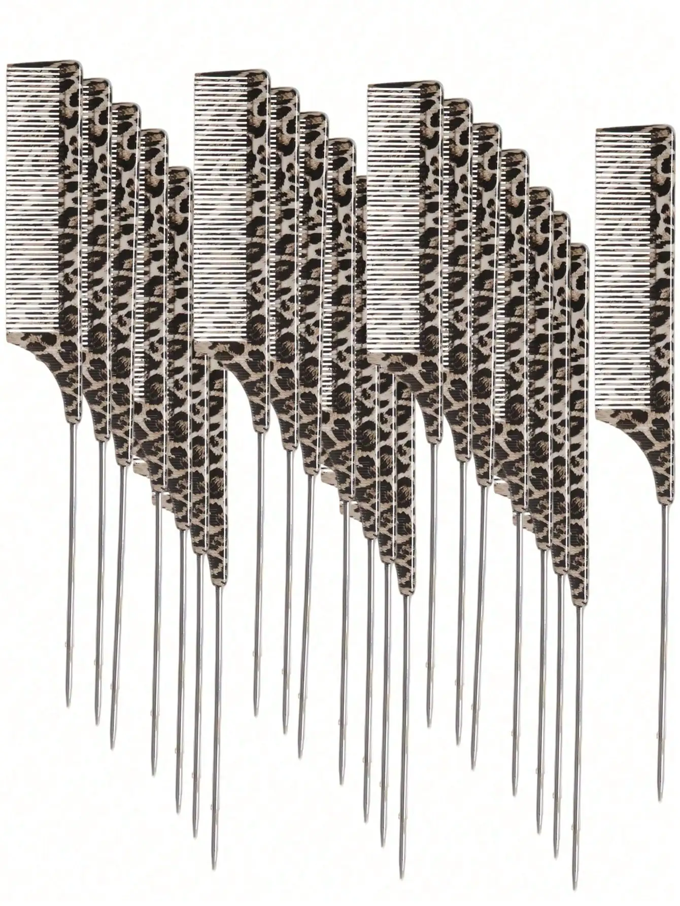 Professional Hair Styling Comb Set, Heat Resistant Carbon Fiber Pin Tail Comb, Teasing Comb, Edge Brush, Curling Brush, Detangling Comb, Salon Hairdressing Styling Tools For Women, Travel Hair Brush Kit
Professional Hair Styling Comb Set, Heat Resistant Carbon Fiber Pin Tail Comb, Teasing Comb, Edge Brush, Curling Brush, Detangling Comb, Salon Hairdressing Styling Tools For Women, Travel Hair Brush Kit