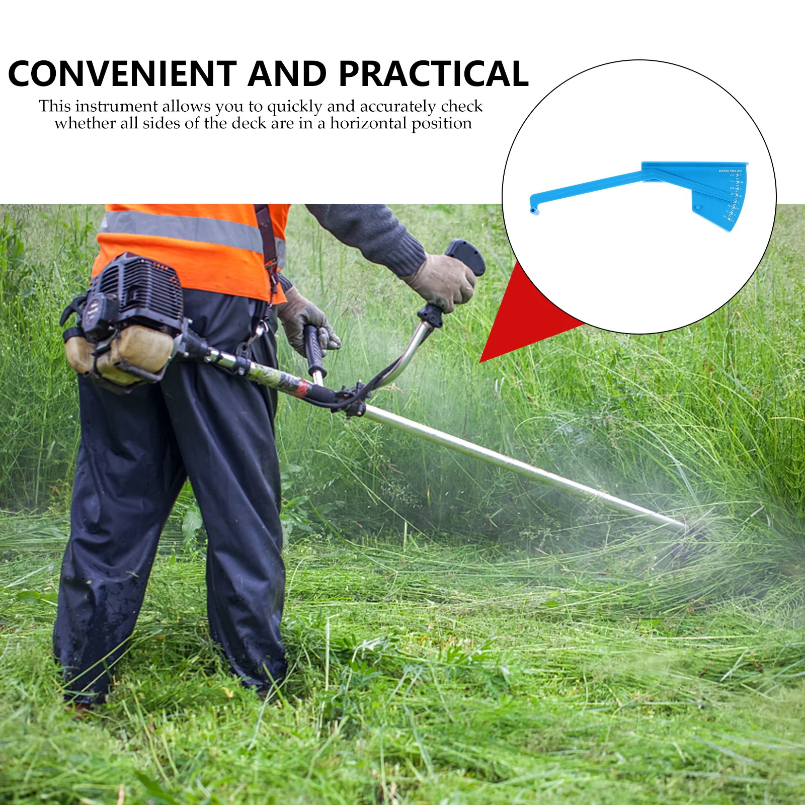 2Pcs Lawn Mower Deck Level Gauge Premium ABS Material Deck Leveling Ruler for Riding Walk-Behind Mowers Accurate Lawn Grooming
2Pcs Lawn Mower Deck Level Gauge Premium ABS Material Deck Leveling Ruler for Riding Walk-Behind Mowers Accurate Lawn Grooming