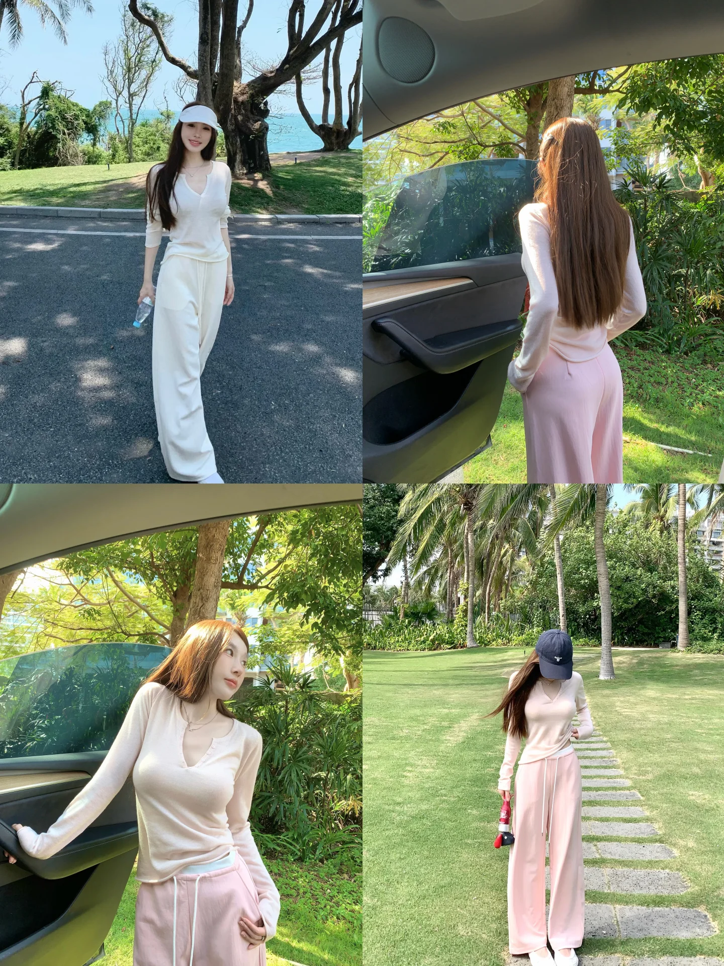 Panda Jingjing Two-Tone Patchwork Waist Casual Pants High Waist Wide Leg Polyester Fiber Ladies Spring Season Casual Style
Panda Jingjing Two-Tone Patchwork Waist Casual Pants High Waist Wide Leg Polyester Fiber Ladies Spring Season Casual Style