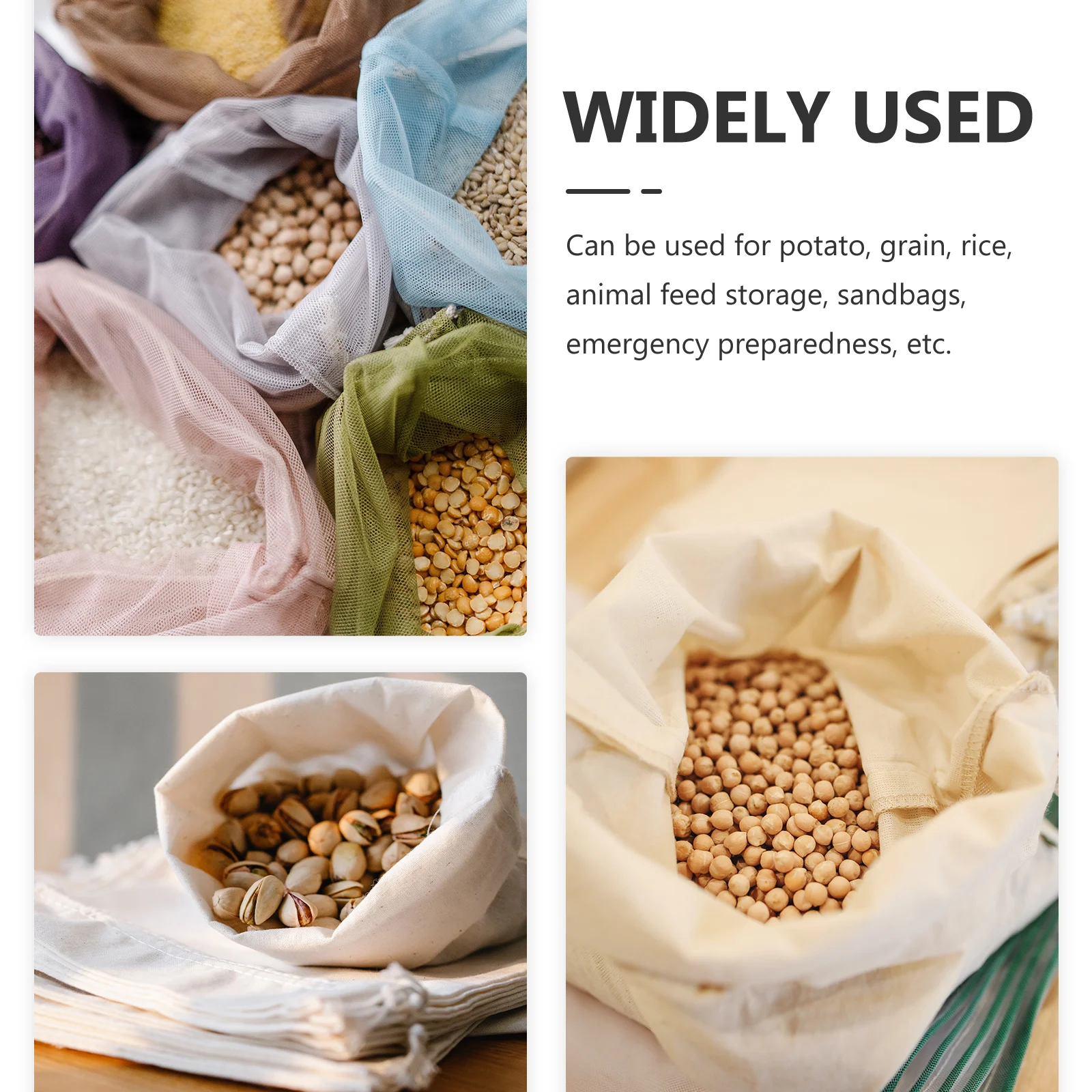 6pcs Burlap Bags 30x40cm Storage Sacks Burlap Drawstring Bags Potato Grain Rice Veg Reusable Pouches Gift Packaging
6pcs Burlap Bags 30x40cm Storage Sacks Burlap Drawstring Bags Potato Grain Rice Veg Reusable Pouches Gift Packaging