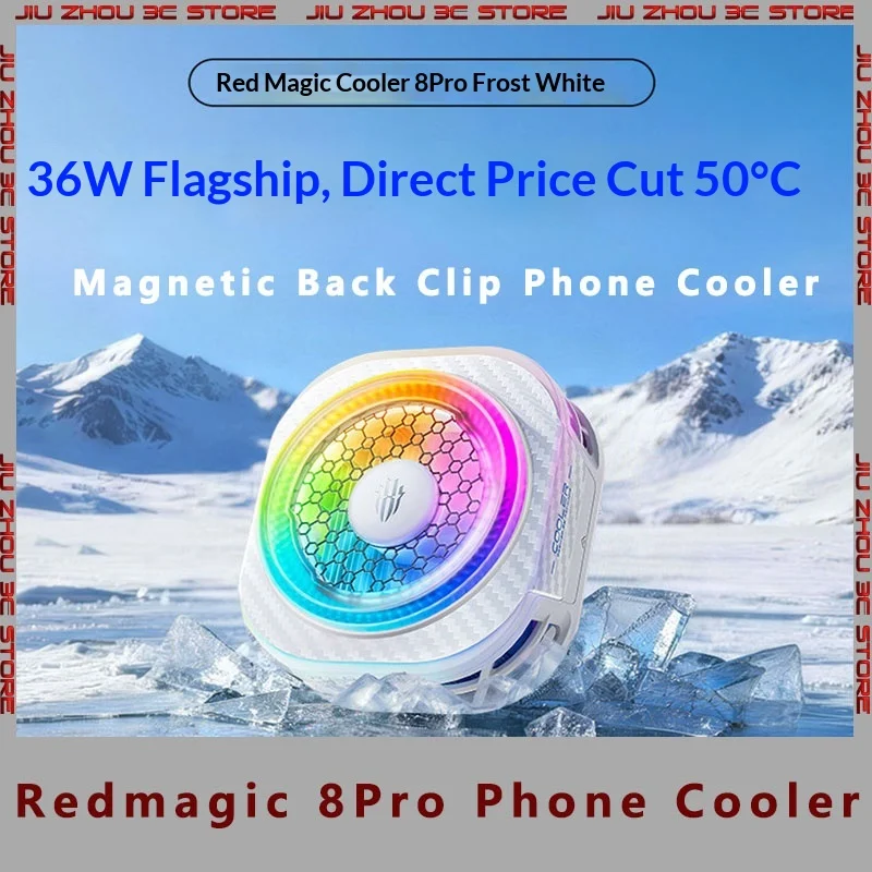 Redmagic 8Pro Cryo Magnetic Back Clip Phone Cooler White Semiconductor Cooling Iphone 17 Ipad Gaming Live Streaming
Redmagic 8Pro Cryo Magnetic Back Clip Phone Cooler White Semiconductor Cooling Iphone 17 Ipad Gaming Live Streaming