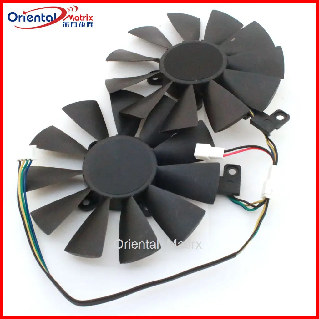 2pcs/lot FDC10U12S9-C 12V 0.45A 87mm VGA Fan For ASUS GTX1060 GTX1070 EX RX580 570 470 Graphics Card Cooler Cooling Fan
2pcs/lot FDC10U12S9-C 12V 0.45A 87mm VGA Fan For ASUS GTX1060 GTX1070 EX RX580 570 470 Graphics Card Cooler Cooling Fan