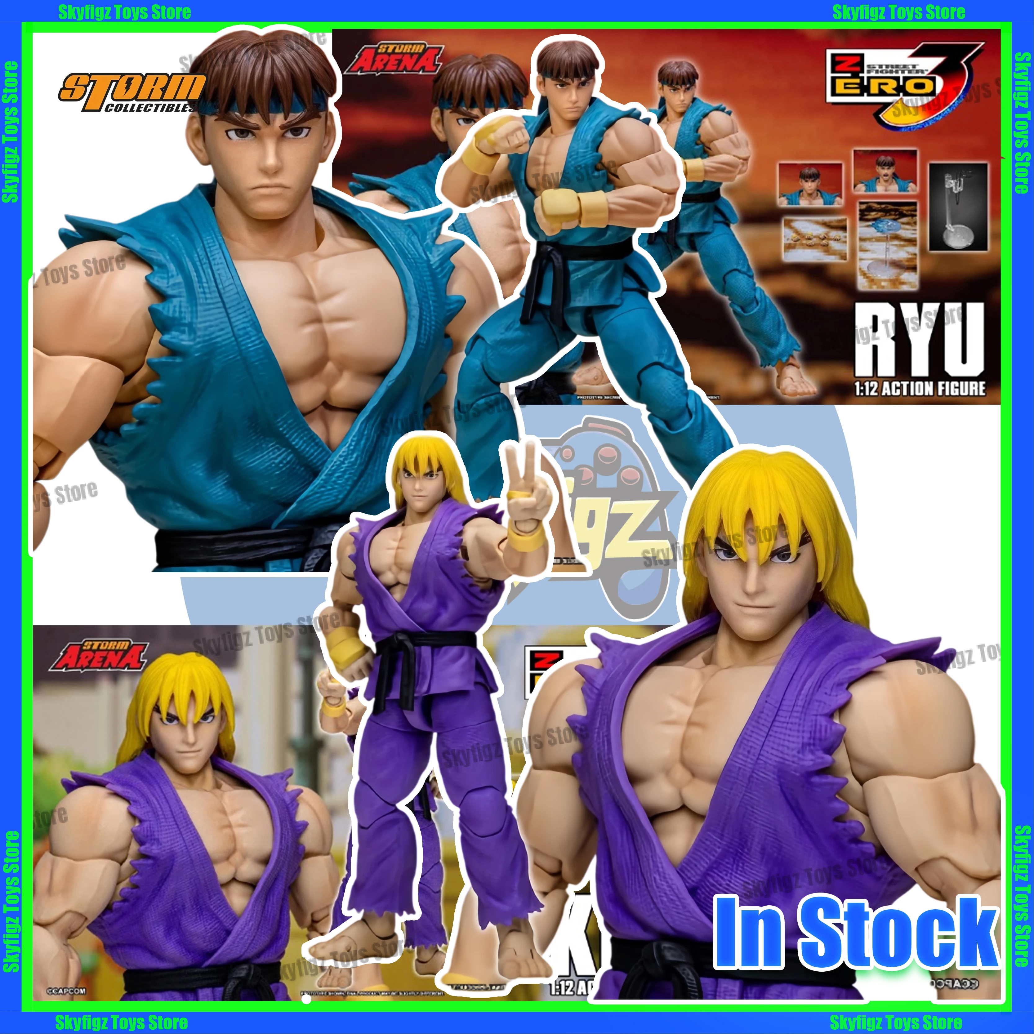 In Stock Storm Toys Arena 1/12 Street Fighter Ken Teen Street Fighter Alpha 3 RYU Limited Edition Figure Collection Gift
In Stock Storm Toys Arena 1/12 Street Fighter Ken Teen Street Fighter Alpha 3 RYU Limited Edition Figure Collection Gift