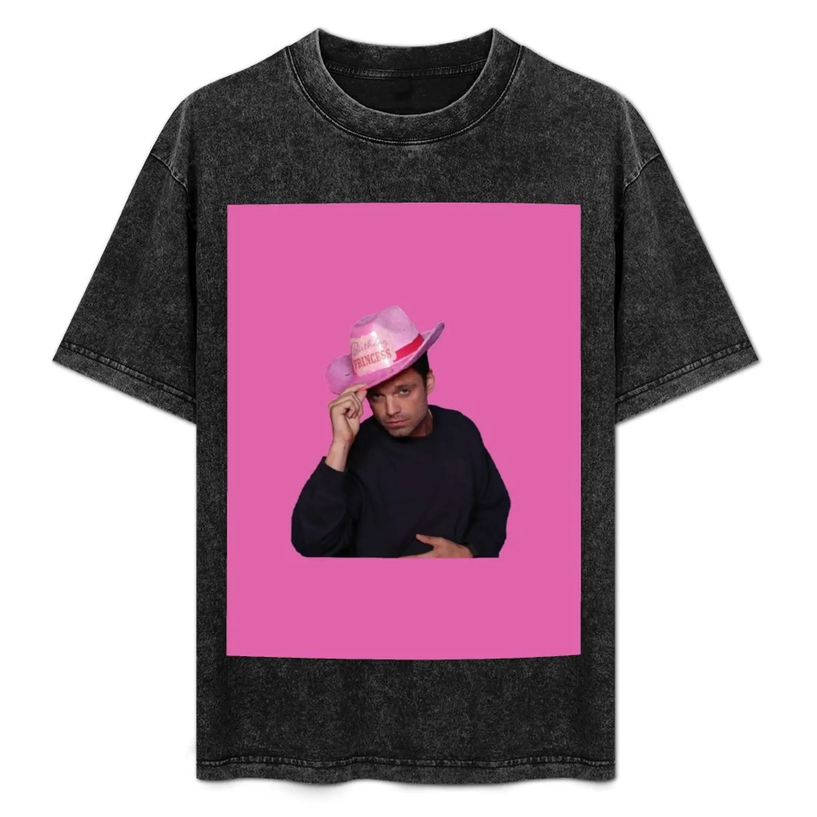 Yes Haw! Sebastian Stan with pink Birthday Princess Cowboy Hat T-Shirt Lightweight Basic Short Sleeve Shirt
Yes Haw! Sebastian Stan with pink Birthday Princess Cowboy Hat T-Shirt Lightweight Basic Short Sleeve Shirt