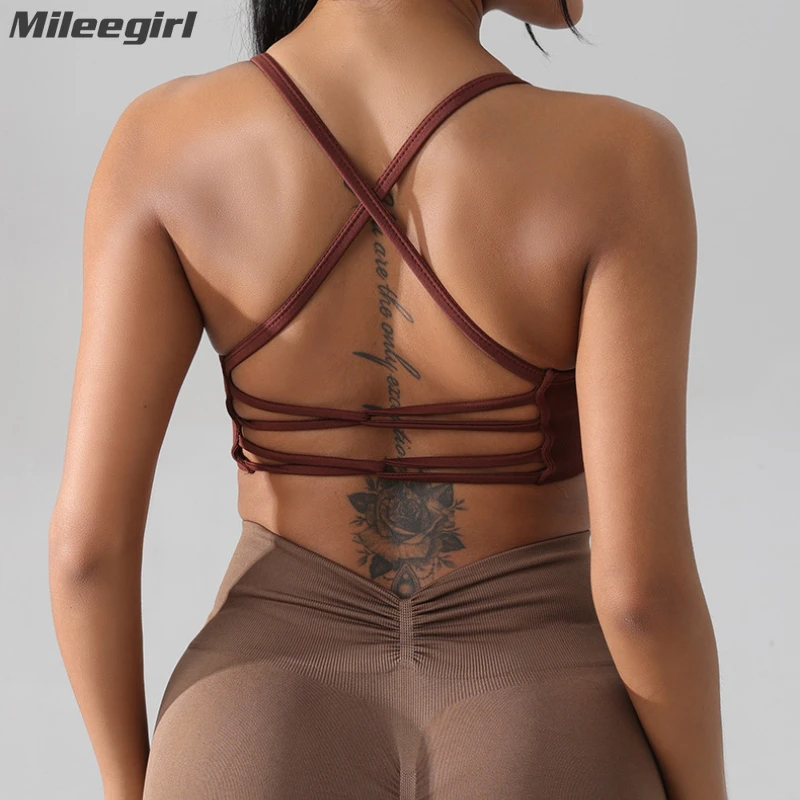 Mileegirl Бесшовные женские бюстгальтеры для йоги с перекрестной спинкой Спортивный укороченный топ с глубоким U-образным вырезом Спортивный жилет с мягкой подкладкой Быстросохнущие бюстгальтеры для бега для тренировок
Mileegirl Бесшовные женские бюстгальтеры для йоги с перекрестной спинкой Спортивный укороченный топ с глубоким U-образным вырезом Спортивный жилет с мягкой подкладкой Быстросохнущие бюстгальтеры для бега для тренировок