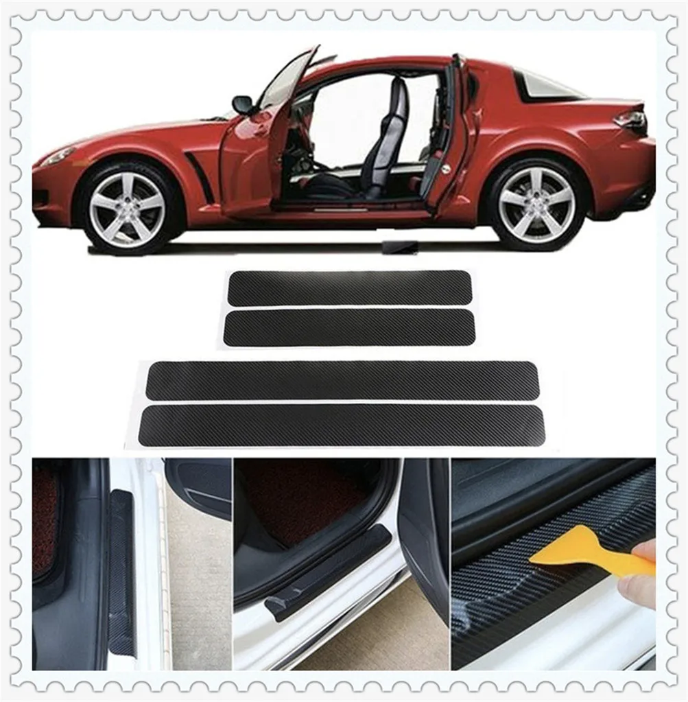4PCS Car Styling Stickers Scuff Anti Scratch Carbon Fiber for Ford Focus MK2 MK3 MK4 Fiesta Ecosport Mondeo Fusion kuga Escape
4PCS Car Styling Stickers Scuff Anti Scratch Carbon Fiber for Ford Focus MK2 MK3 MK4 Fiesta Ecosport Mondeo Fusion kuga Escape