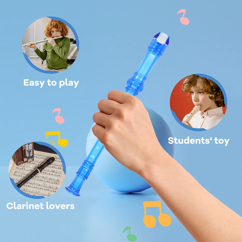 2Pcs 8-Hole Clarinet Kids Recorder Flute Safe Reliable Resin Precise Sound Beginner Friendly Kids Soprano Recorder
2Pcs 8-Hole Clarinet Kids Recorder Flute Safe Reliable Resin Precise Sound Beginner Friendly Kids Soprano Recorder