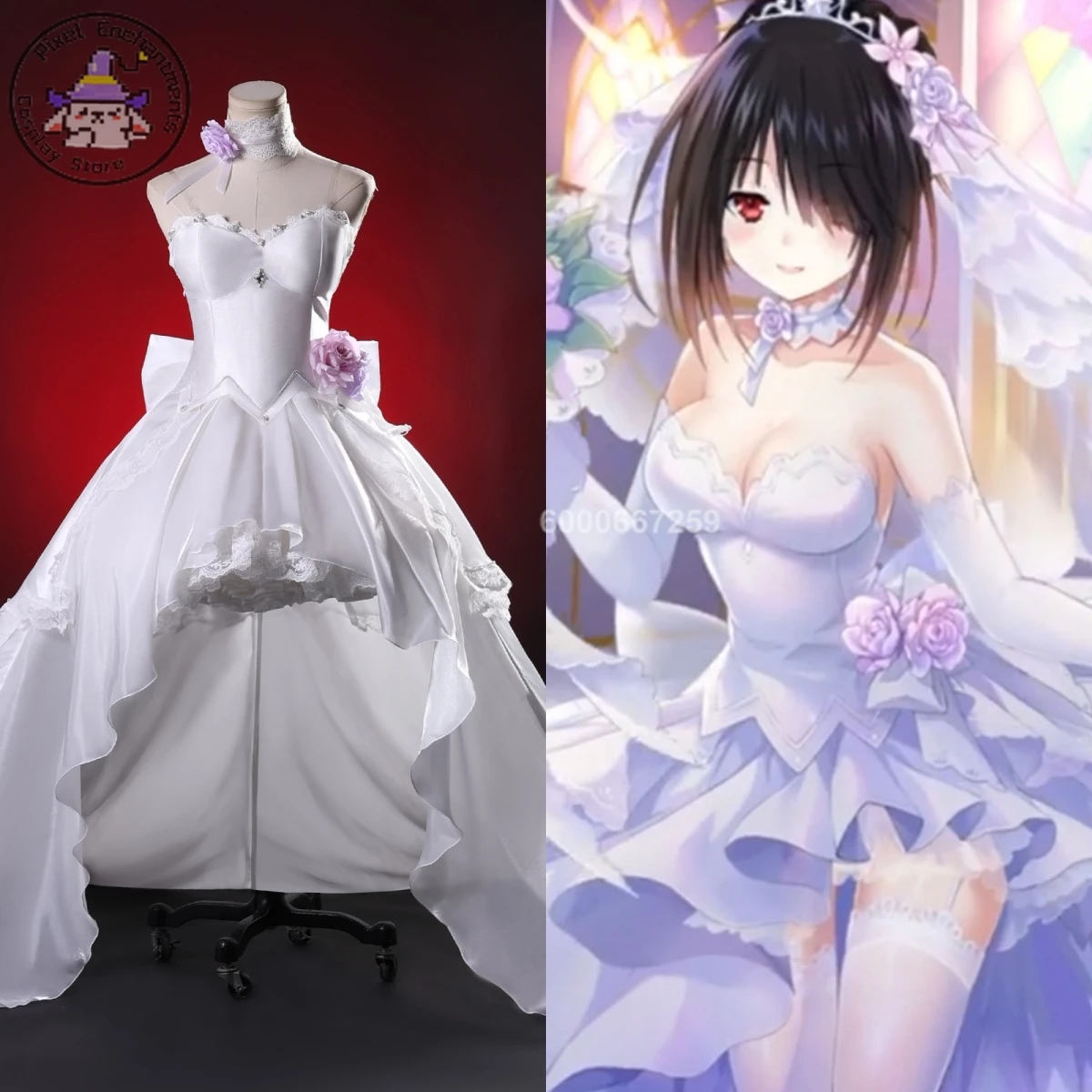 Date A Live Cosplay Costume Japanese Anime Kurumi Tokisaki Role Playing New Pretty While Dress Outfit Women XS-3XL Comic Con
Date A Live Cosplay Costume Japanese Anime Kurumi Tokisaki Role Playing New Pretty While Dress Outfit Women XS-3XL Comic Con